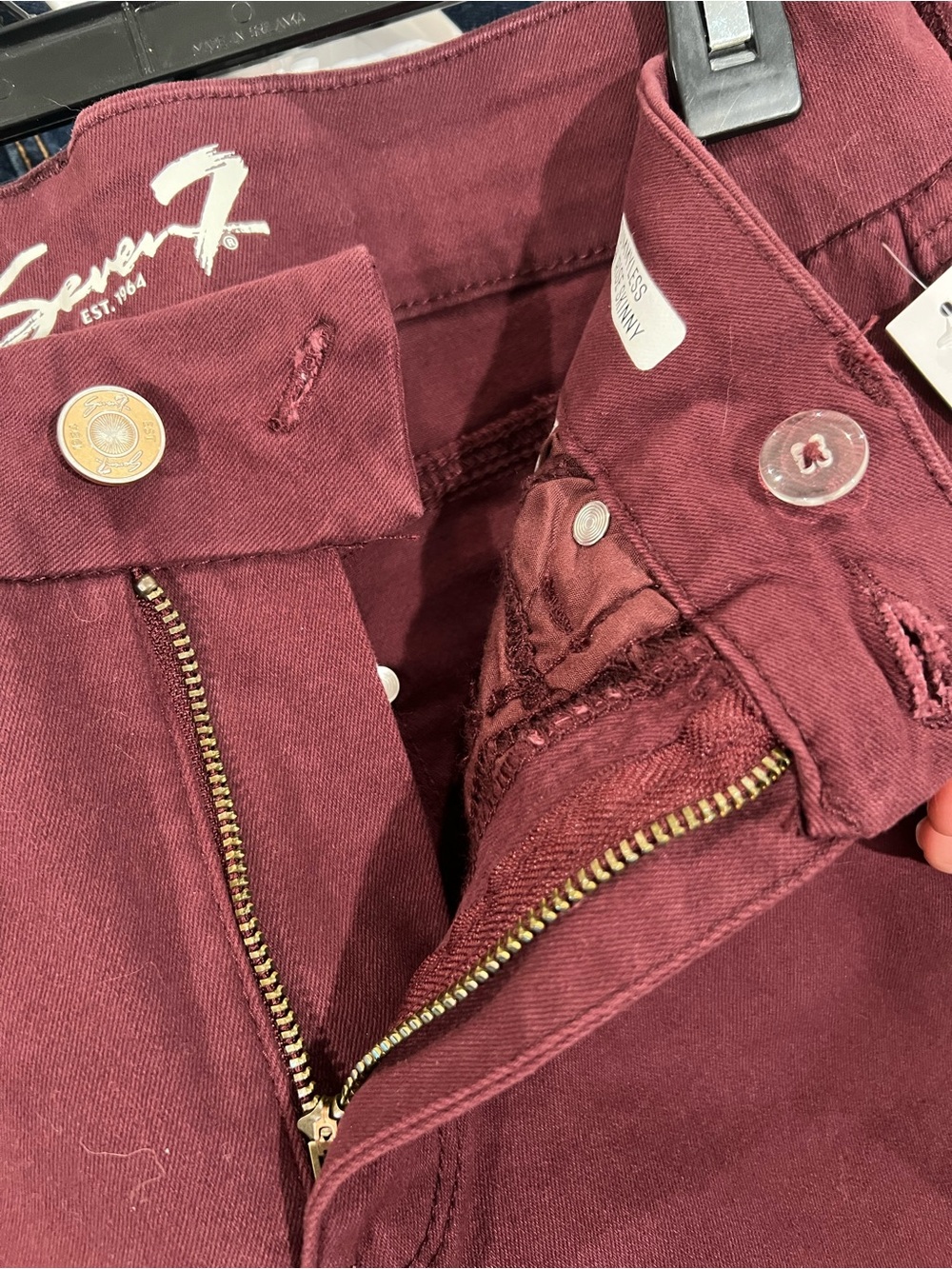 Seven7 Tummy Less Skinny Jean Size 8 - Picture 6 of 8